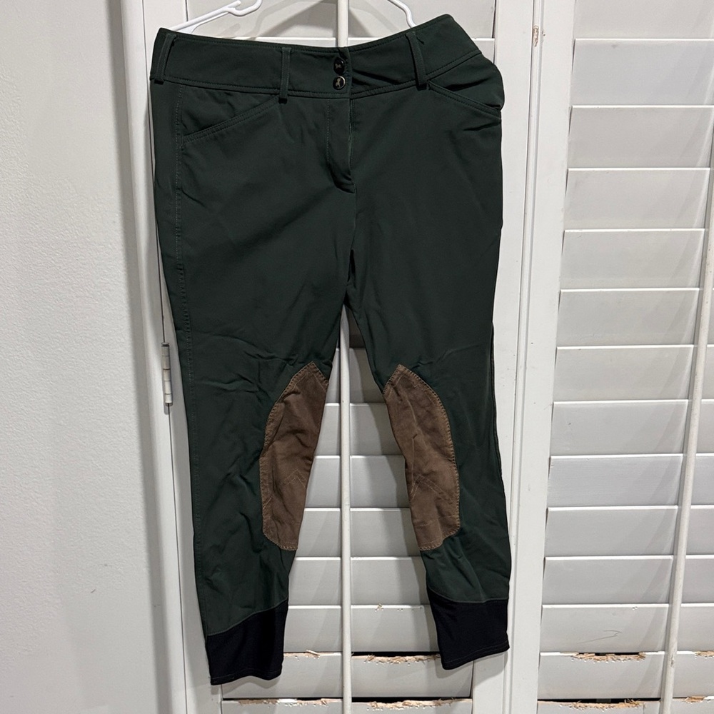 Women's Green Riding Pants